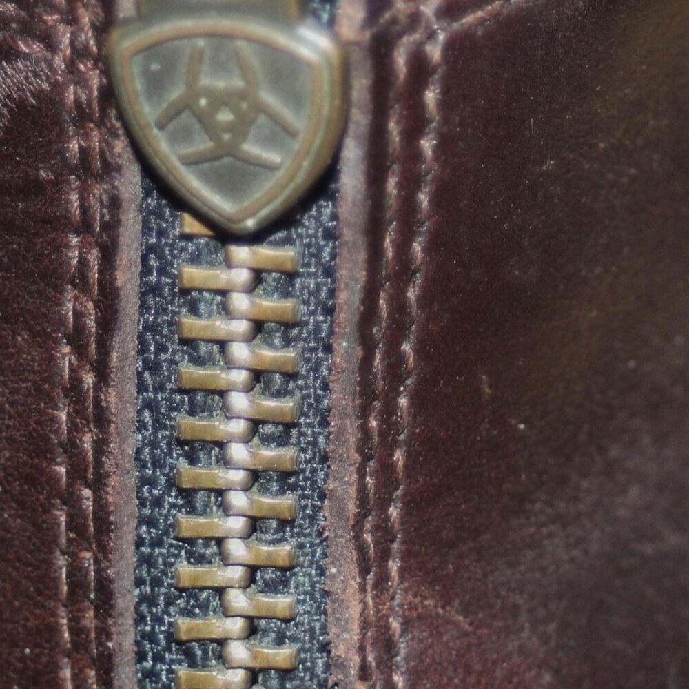 MENS ARIAT PADDOCK BOOTS 10EE BROWN LEATHER - Picture 7 of 7